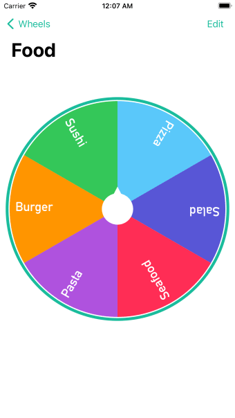 Spin Wheel Decisions