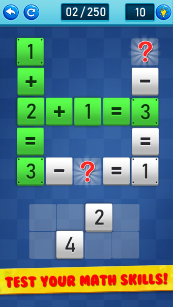 Math cross puzzle - Brain out