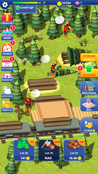 Lumber Mill Idle Farm: Offline