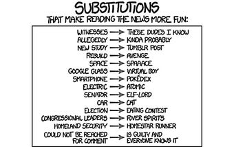 XKCD Canadian Substitutions