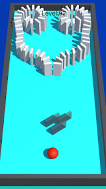 Domino Fall 3D - Relaxing endless ball  hit game