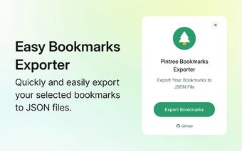 Pintree Bookmarks Exporter