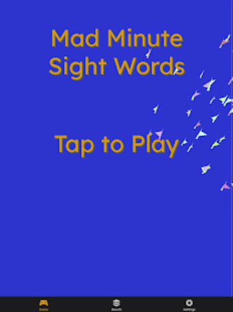 Mad Minute Sight Words