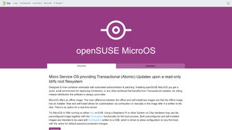 Imagen 0 para openSUSE MicroOS