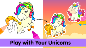 Unicorn Coloring Book  Games