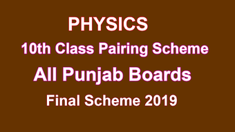 Pairing Scheme 2019