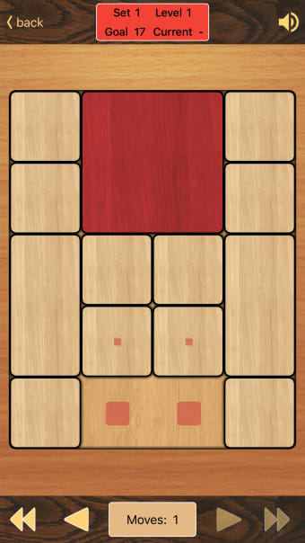 Klotski puzzle game