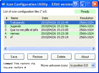 Icon Configuration Utility