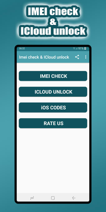 IMEI check  ICloud unlock