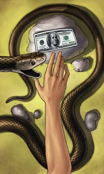 Money or Death - snake attack