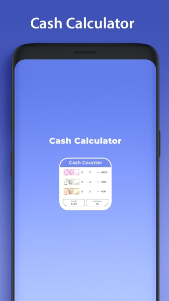 Cash counter - Counting money