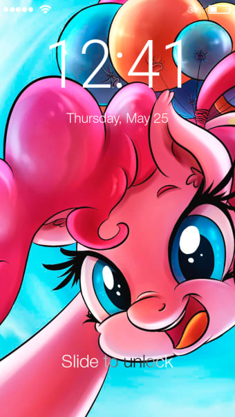Pony Pink Cute Wallpaper Pie Screen Lock