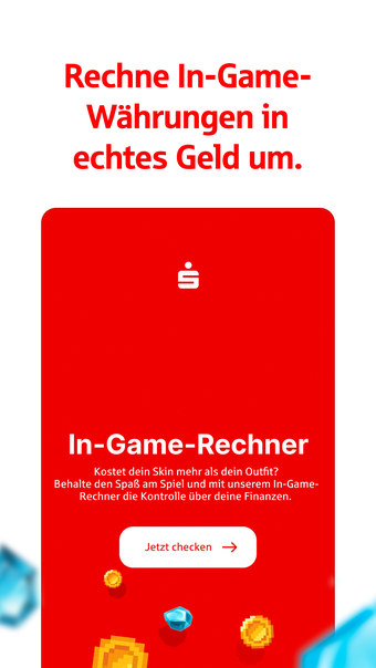 In-Game-Rechner der Sparkasse