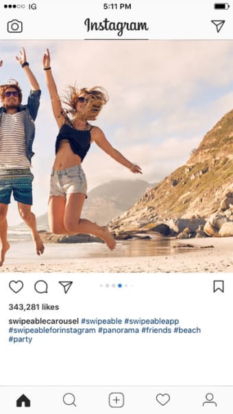 Swipeable Panorama for Instagram