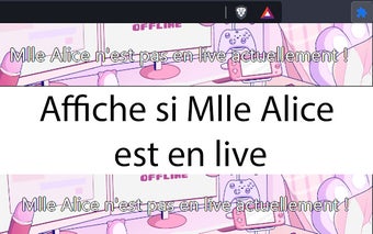 Mlle Alice Stream Alert