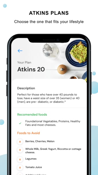 Atkins Carb  Meal Tracker