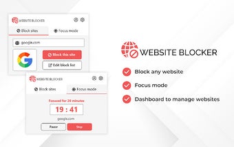 Website Blocker and Focus Mode