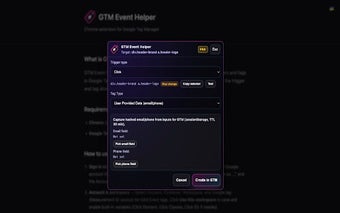 GTM Event Helper for Google Chrome - Extension Download