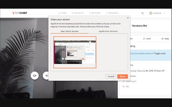 TapChief Screen Sharing