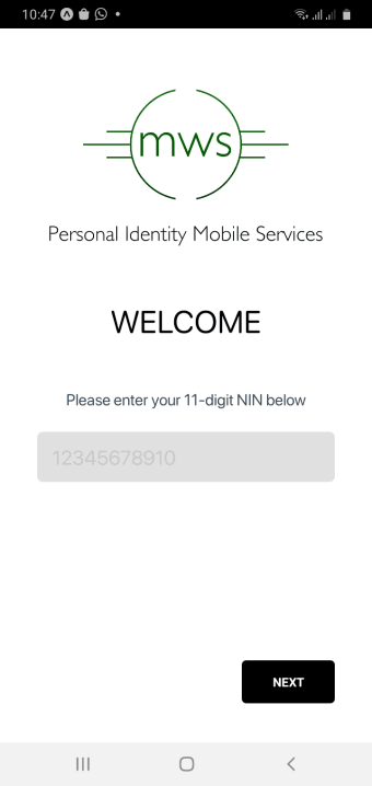 MWS: NIMC Personal ID