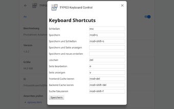 TYPO3 Keyboard Control