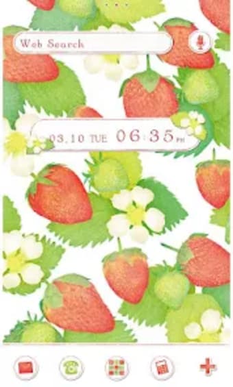 Strawberries  Flowers Theme