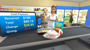 Supermarket Manager Simulator