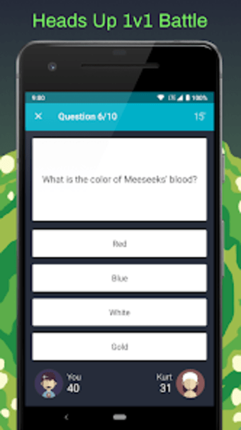 Fan Quiz for Rick and Morty