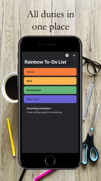 Rainbow TO-DO List  Reminders