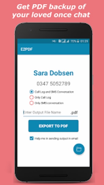 E2PDF - SMS BackupContact TrueCallerWish Backup