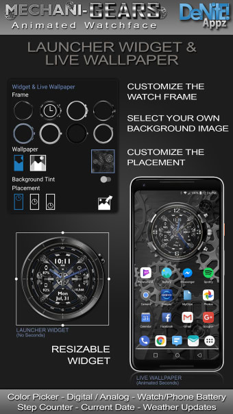 Mechani-Gears HD Watch Face