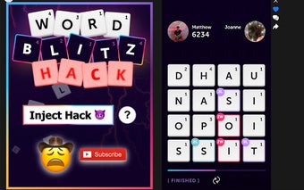 Word Blitz Cheat Injector