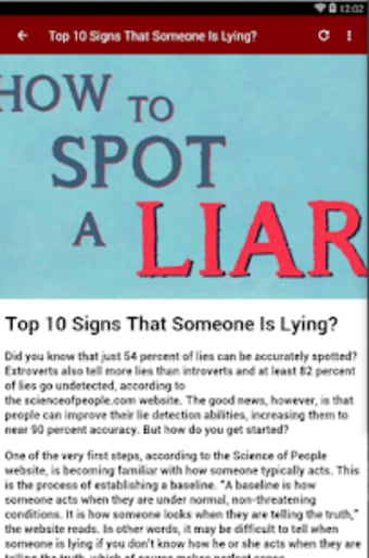 HOW TO TELL IF SOMEONE IS LYING