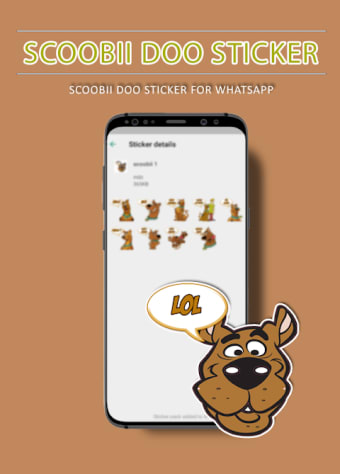 Scoobii Dog Sticker