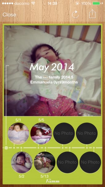 Famm - photo  video storage for baby and kids.