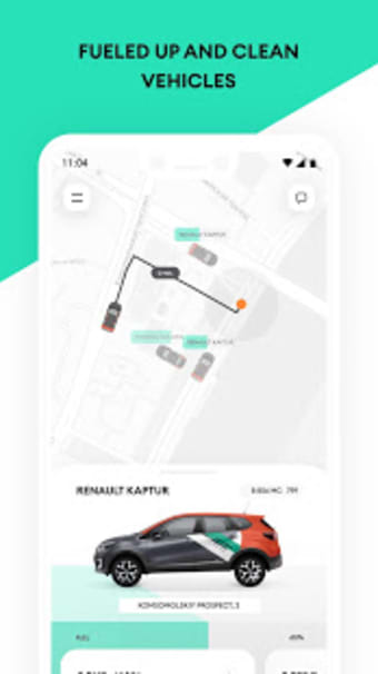 Delimobil  carsharing app