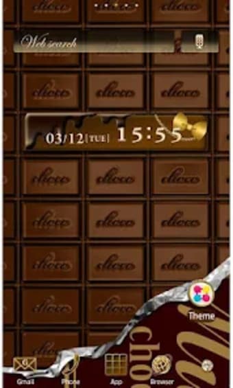 Chocolate Bar Wallpaper Theme