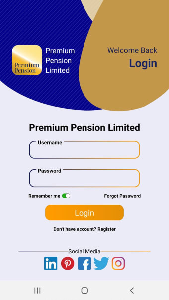 Premium Pension Mobile App