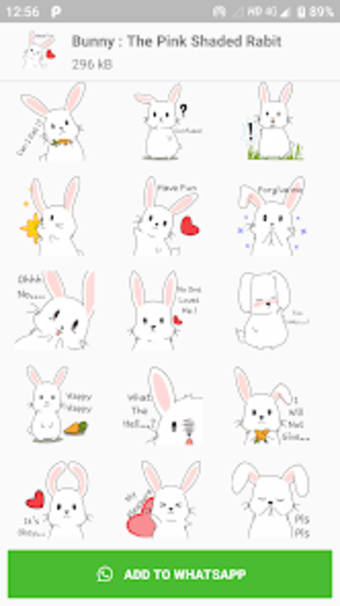 WASticker.ly Bunny Stickers