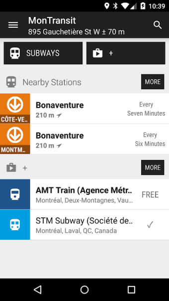 Montreal STM Subway - MonTransit