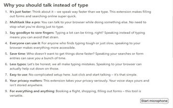 Talk to Website: AI Voice-to-Text