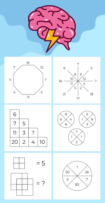 Math Puzzles  Riddles and Math Games for IQ test