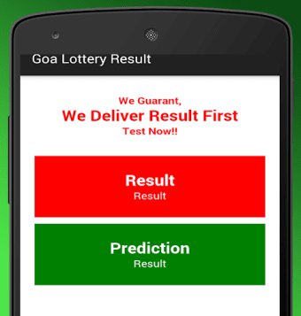Goa Lottery Result