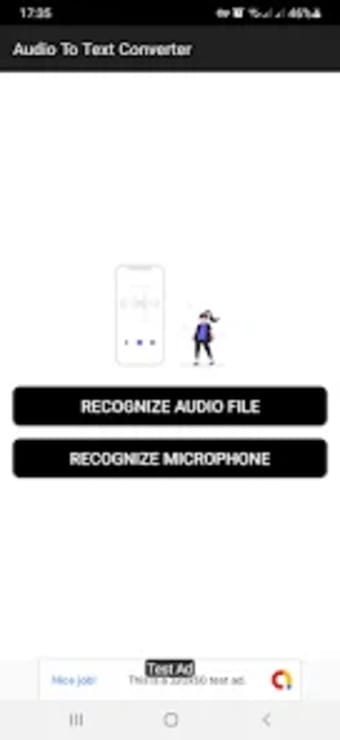 Audio File To Text Converter