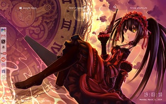 Kurumi Tokisaki Wallpapes New Tab by Gameograf