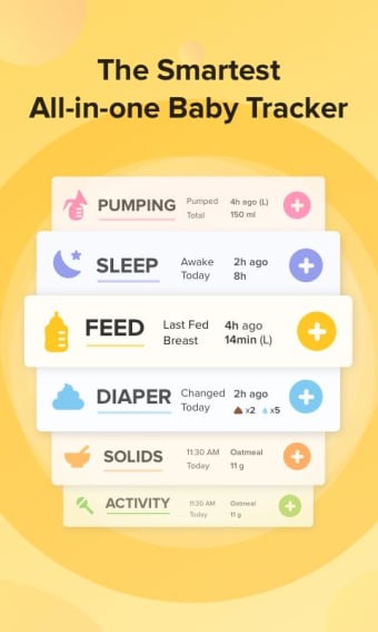 GLOW. Baby Tracker  Feeding Diaper Sleep Log
