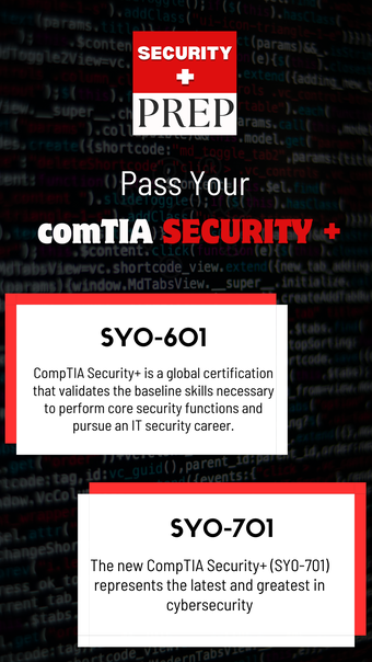 CompTIA Security 601 701 Prep