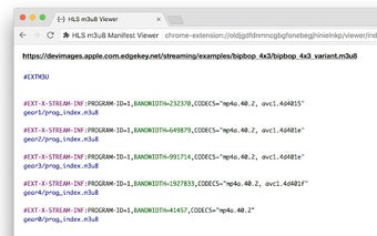 Adaptive Bitrate Manifest Viewer