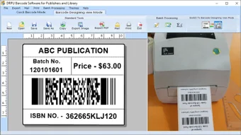 Publishing Industry Barcode Label Maker