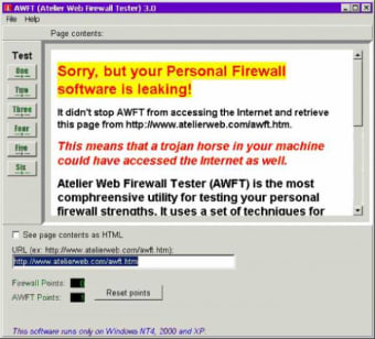 Atelier Web Firewall Tester